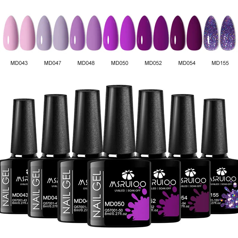 KissICON ZH26023 KissIcon 7Pc Nail Gel Polish Set Long Lasting