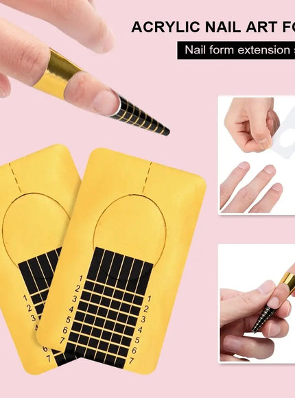 KissICON ZH480 KissIcon Acrylic Nails Kit With Glitter Tips Diy