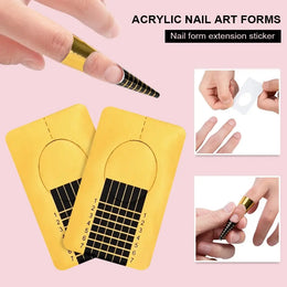 KissICON ZH480 KissIcon Acrylic Nails Kit With Glitter Tips Diy
