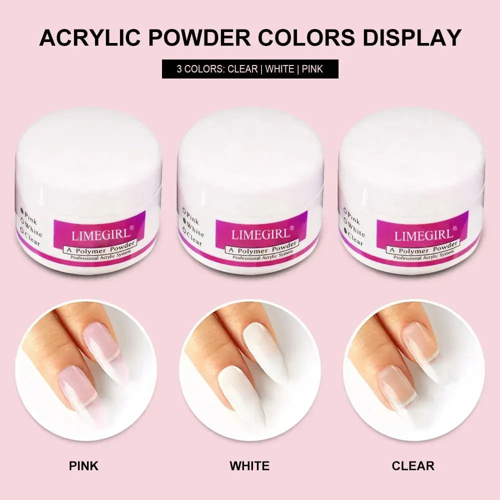 KissICON ZH480 KissIcon Acrylic Nails Kit With Glitter Tips Diy