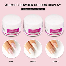 KissICON ZH480 KissIcon Acrylic Nails Kit With Glitter Tips Diy