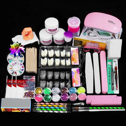 KissICON ZH507 KissIcon Nail Acrylic Kit 12 Color Glitter Powder