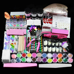 KissICON ZH509 KissIcon Nail Acrylic Kit 12 Color Glitter Powder