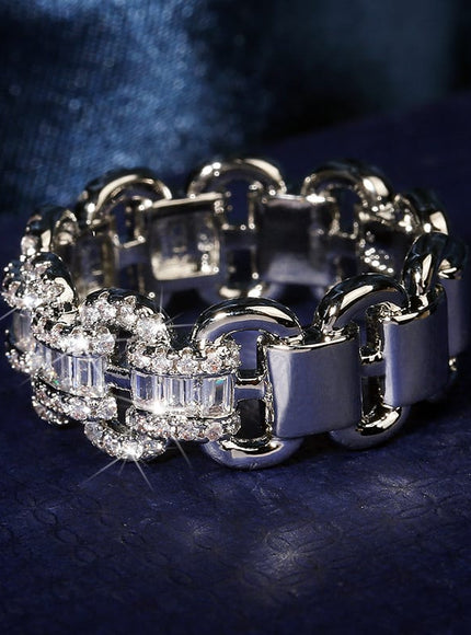 KissICON Zircon Bling Ring – Hip Hop Shine