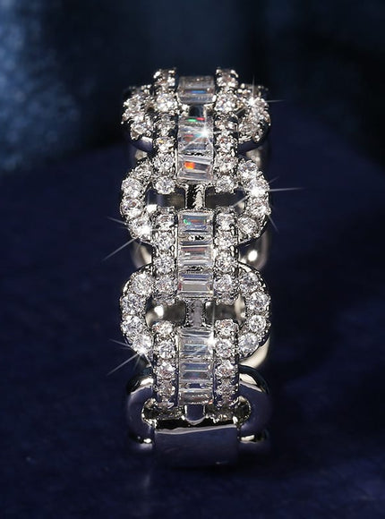 KissICON Zircon Bling Ring – Hip Hop Shine