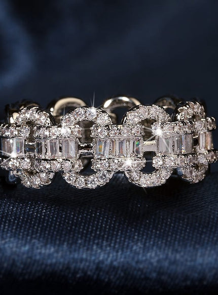 KissICON Zircon Bling Ring – Hip Hop Shine