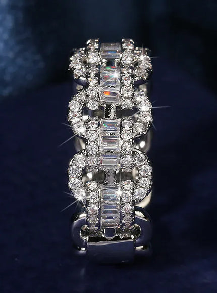 KissICON Zircon Bling Ring – Hip Hop Shine