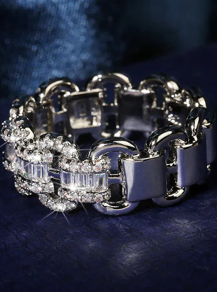 KissICON Zircon Bling Ring – Hip Hop Shine