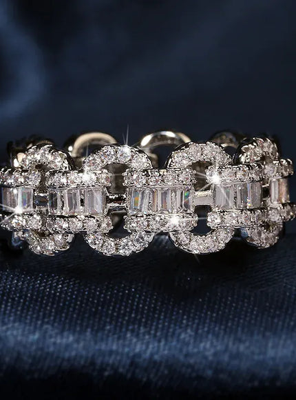 KissICON Zircon Bling Ring – Hip Hop Shine
