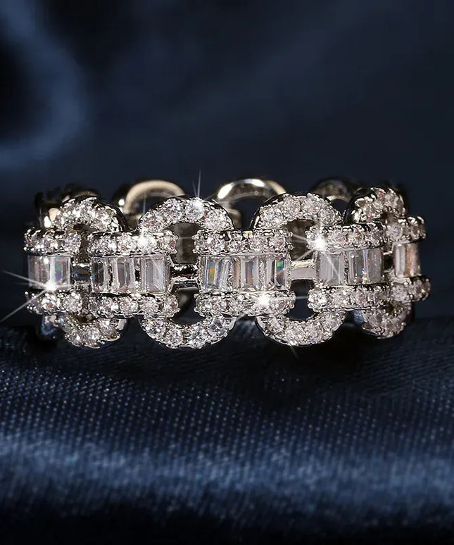 KissICON Zircon Bling Ring – Hip Hop Shine