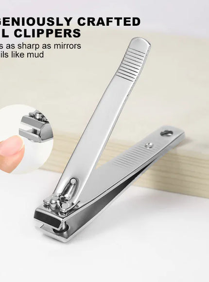 KissICON ZJQ02 KissIcon Nail Clippers Stainless Nail Cutter With File