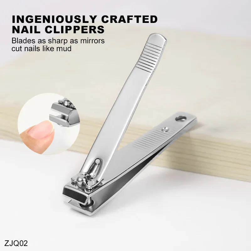 KissICON ZJQ02 KissIcon Nail Clippers Stainless Nail Cutter With File