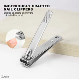 KissICON ZJQ02 KissIcon Nail Clippers Stainless Nail Cutter With File