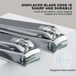 KissICON ZJQ02 KissIcon Nail Clippers Stainless Nail Cutter With File