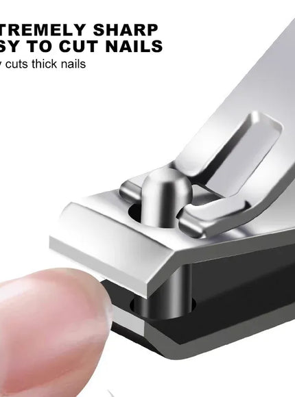 KissICON ZJQ02 KissIcon Nail Clippers Stainless Nail Cutter With File