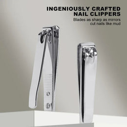 KissICON ZJQ02 KissIcon Nail Clippers Stainless Nail Cutter With File
