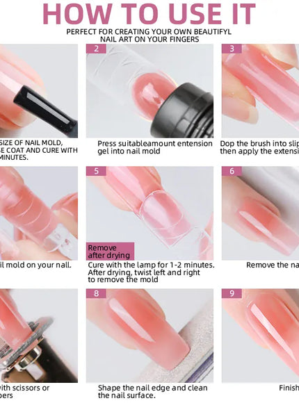 KissICON ZYD41 KissIcon Nail Extension Gel Kit UV Varnish All