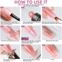 KissICON ZYD41 KissIcon Nail Extension Gel Kit UV Varnish All