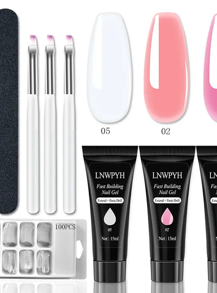 KissICON ZYD41 KissIcon Nail Extension Gel Kit UV Varnish All