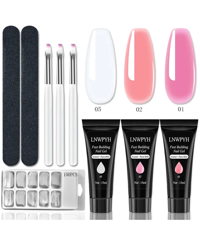 KissICON ZYD41 KissIcon Nail Extension Gel Kit UV Varnish All