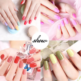 KissICON ZYD45-X4-(3-12) Gel Varnish Kit Professional Nail Gel Set With
