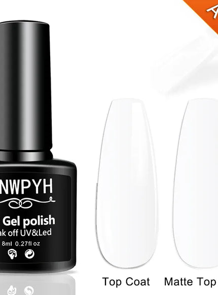 KissICON ZYD45-X4-(3-12) Gel Varnish Kit Professional Nail Gel Set With