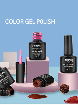 KissICON ZYD45-X4-(3-12) Gel Varnish Kit Professional Nail Gel Set With