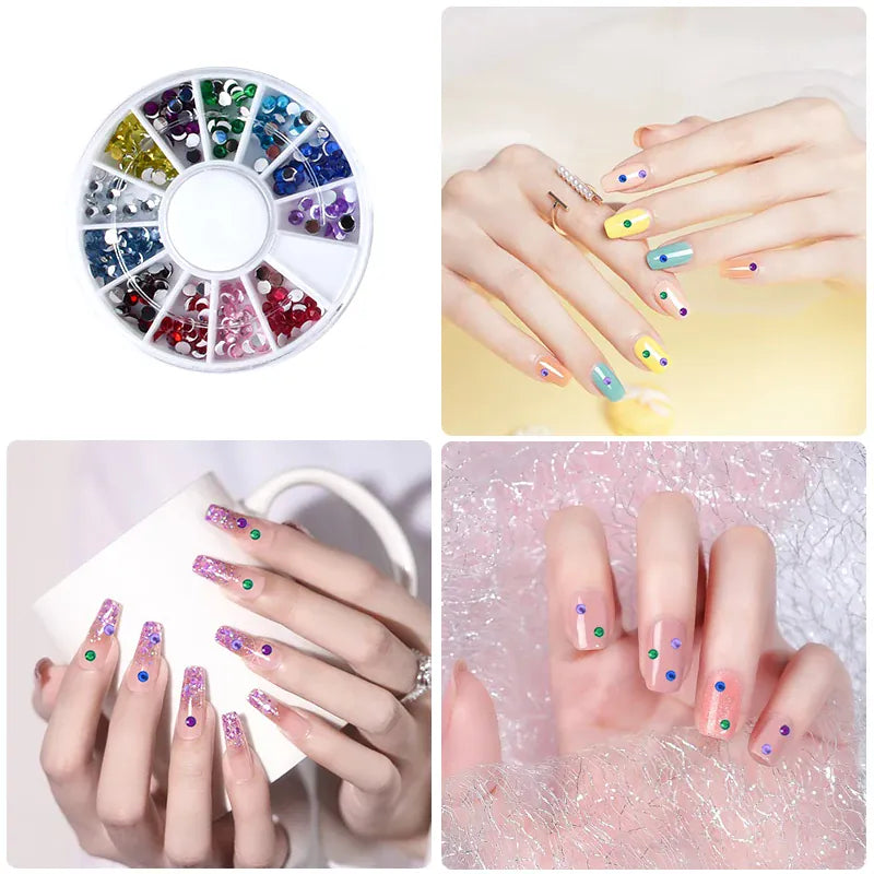KissICON ZYD45-X4-(3-12) Gel Varnish Kit Professional Nail Gel Set With