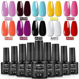 KissICON ZYD45-X4-(3-12) Gel Varnish Kit Professional Nail Gel Set With