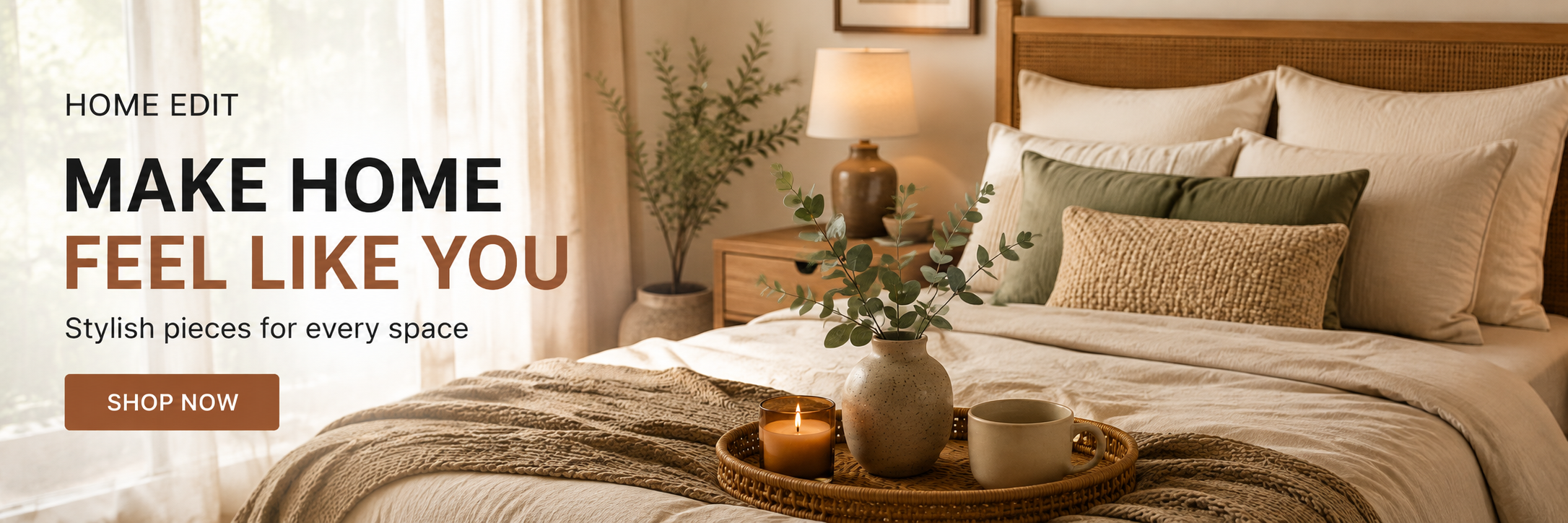 Home edit — make home feel like you